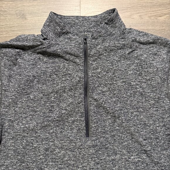 Lululemon Men's Surge Warm 1/2 Zip - Black/White - Picture 3 of 8